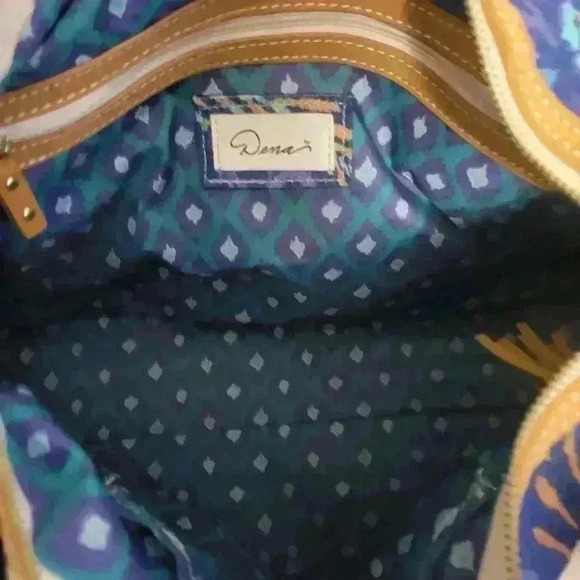 Dena Designs Women's Canvas Kumari North South Boho Weekend and Tote Bag 2-Piece - Picture 12 of 13